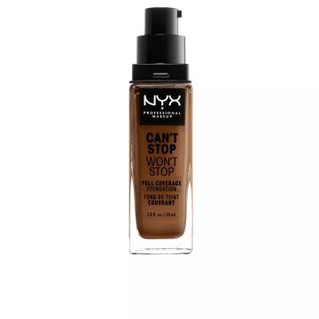 NYX PMU Foundation Cant Stop Wont Stop 24h Bouteille Crème Cappuccino