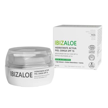 IBIZALOE hidratante activa piel grasa SPF 15 50 ml