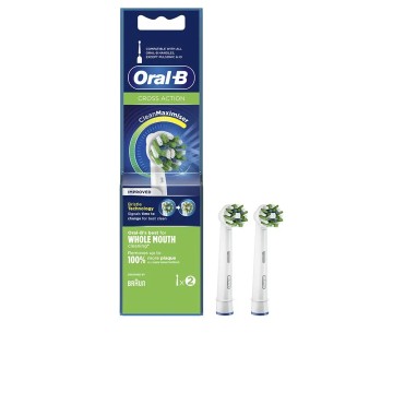 Oral-B CrossAction Brossette Avec Technologie CleanMaximiser, Lot De 2