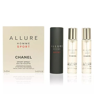 ALLURE HOMME SPORT edt vaporisateur refillable 3 x 20 ml