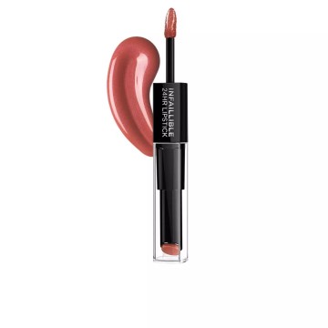 L’Oréal Paris Make-Up Designer Infallible Lipstick 24H - 404 Corail Constant - Lipstick Brillant