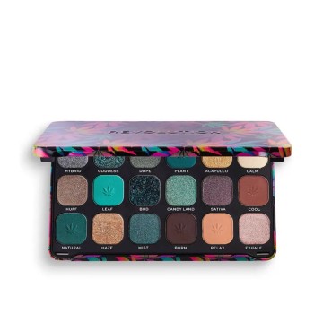 FOREVER FLAWLESS eyeshadow palette with cannabis sativa chilled 19,8 gr