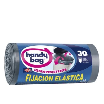 HANDY BAG ELASTIC FIXING sac poubelle 30 litres 15 u