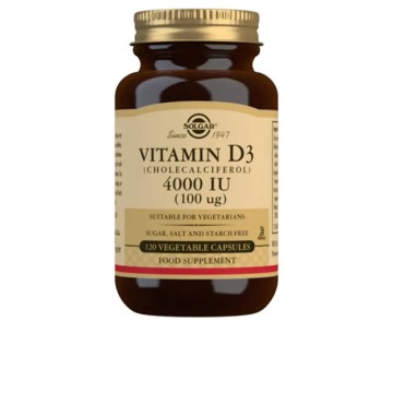 VITAMINA D3 4000 UI 100 µg Colecalciferol 120 cápsulas vegetales