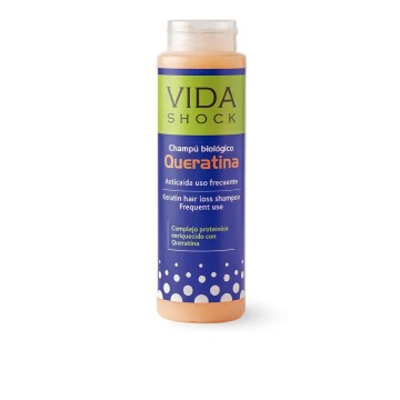 VIDA SHOCK shampooing bio à la kératine anti-chute de cheveux 300 ml