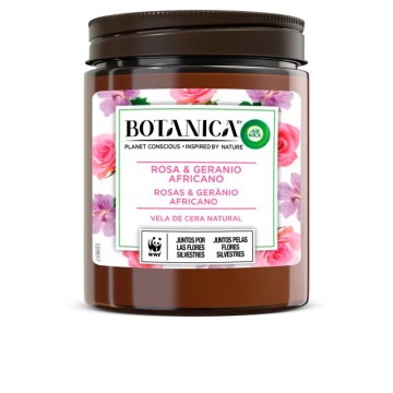 BOUGIE BOTANICA rose & géranium 205 gr