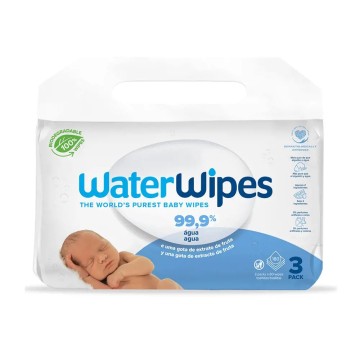 Lingettes bébé WATERWIPES avec 99,9% d& 39 eau biologique 180 u