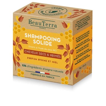 SOLIDE shampooing à l& 39 avoine et au miel 75 gr