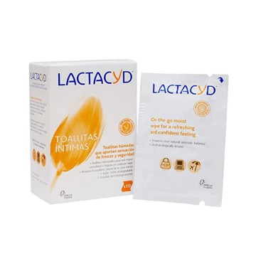 LACTACYD lingettes intimes 10 u