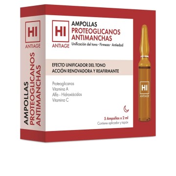 HI ANTI-AGE ampoules protéoglycanes anti-taches triple effet flash 5 x 2 ml