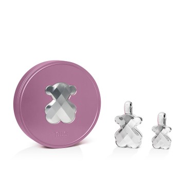 L& 39 ÉTUI PARFUM ARGENT 2 pcs